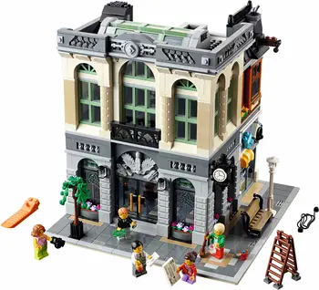 

2380pcs Brick bank Model Building Kit Fit 10251