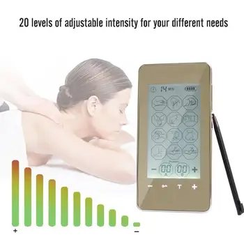 

MQ Body Healthy Care Digital Meridian Therapy Massager Machine 12 Mode Touch Screen Button Digital Meridian Massage Instrument