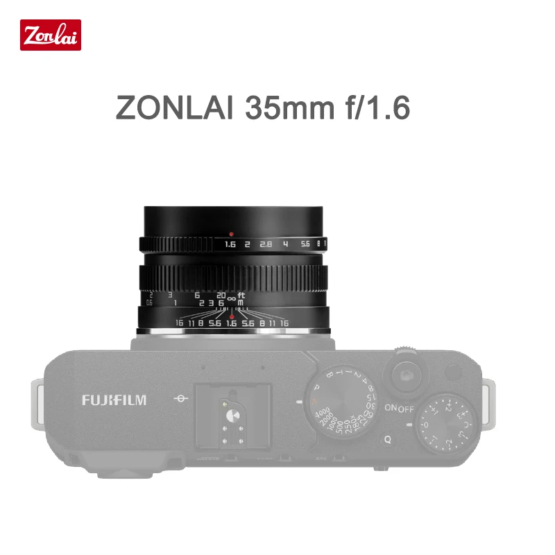 ZONLAI 35mm f1.6 フジXマウント 【公式通販】
