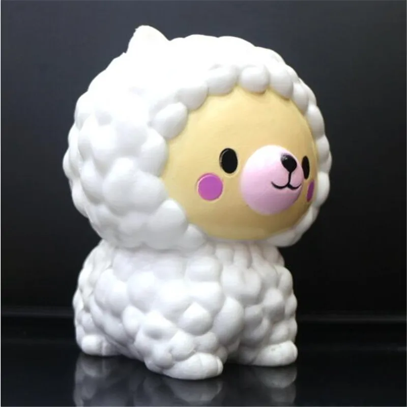 Jumbo Cute Sheep Squishy Simulation Soft Slow Rising Squeeze Toy Cream Scented Stress Relief Funning Toys Gift for Children