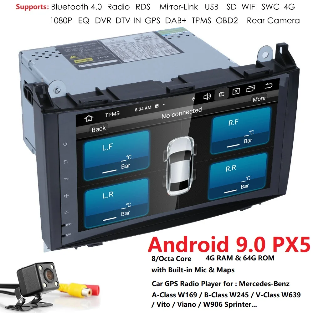 Top 4G+64G 4GWIFI 2din no-DVD GPS Head unit for Mercedes Benz B200 A B Class W169 W245 Viano Vito W639 Sprinter W906 Bluetooth Radio 0 Top 4G+64G 4GWIFI 2din no-DVD GPS Head unit for Mercedes Benz B200 A B Class W169 W245 Viano Vito W639 Sprinter W906 Bluetooth Radio 0