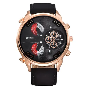 

Creative Mens Watches With Calendar Leather Starp Sports Watches Limited Edition Designer Watch relogio masculino orologio