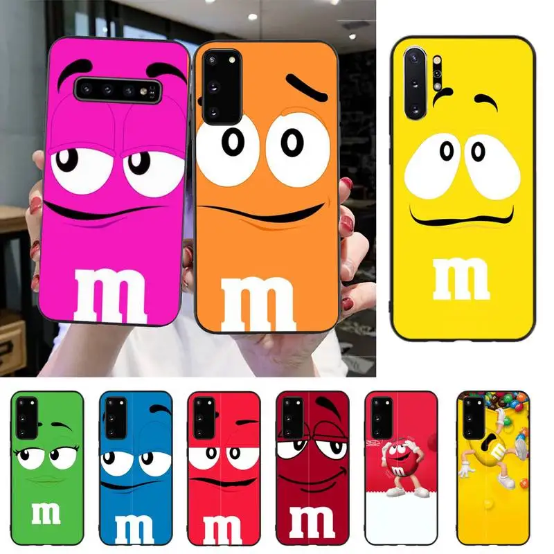 HTXian M &amp M's Chocolate Nutella Bottle Candy Bling милый чехол для телефона Samsung S20 S10 S8 S9 Plus S7 S6 S5 Note10