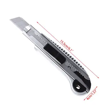 

Stainless Steel Cutter Wall Paper Cutting Utility Knife Cutter Razor Blade Retractable Paper Cutter School Supplies