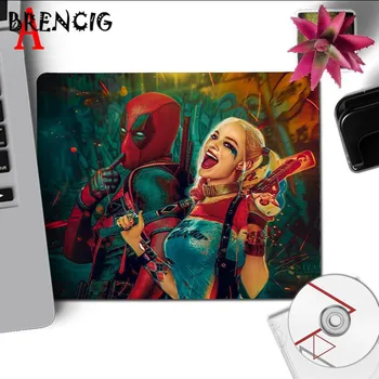 

In Stocked Harley Quinn And joker Gamer Speed Mice Retail Small Rubber Mousepad Rubber Mouse Durable Desktop Mousepad