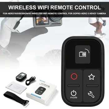 

For HERO7/6/5/SESSION/4/3 Wireless WIFI Remote Control For Gopro Hero 5 Hero7 Wifi Camera Wireless Remote Control For TELESIN