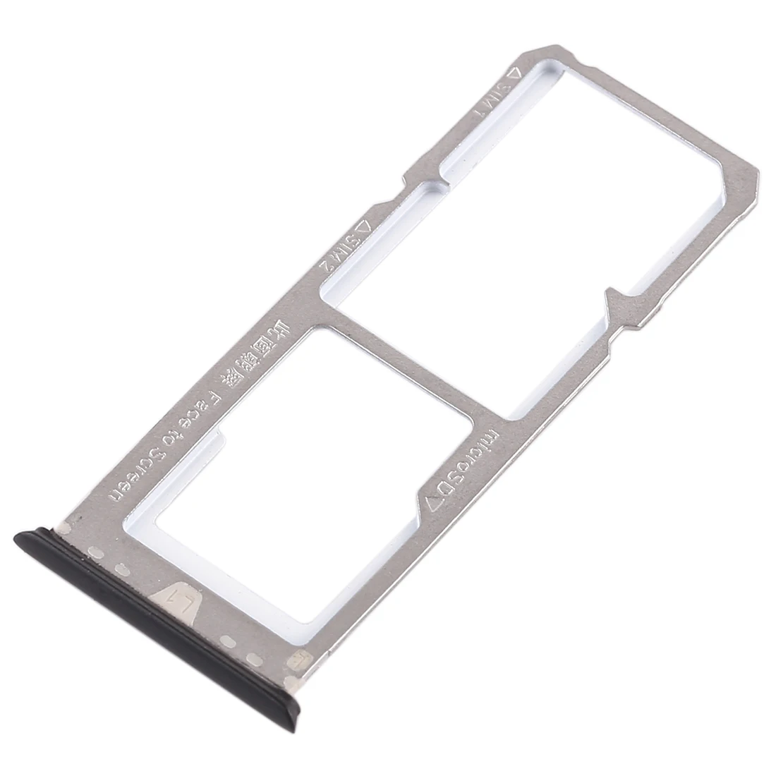 For OPPO A79 Smartphone Card Tray Holder 2 x SIM Card Tray + Micro SD Card Tray Replacement Part for OPPO A79 Card Slot Spare Pa