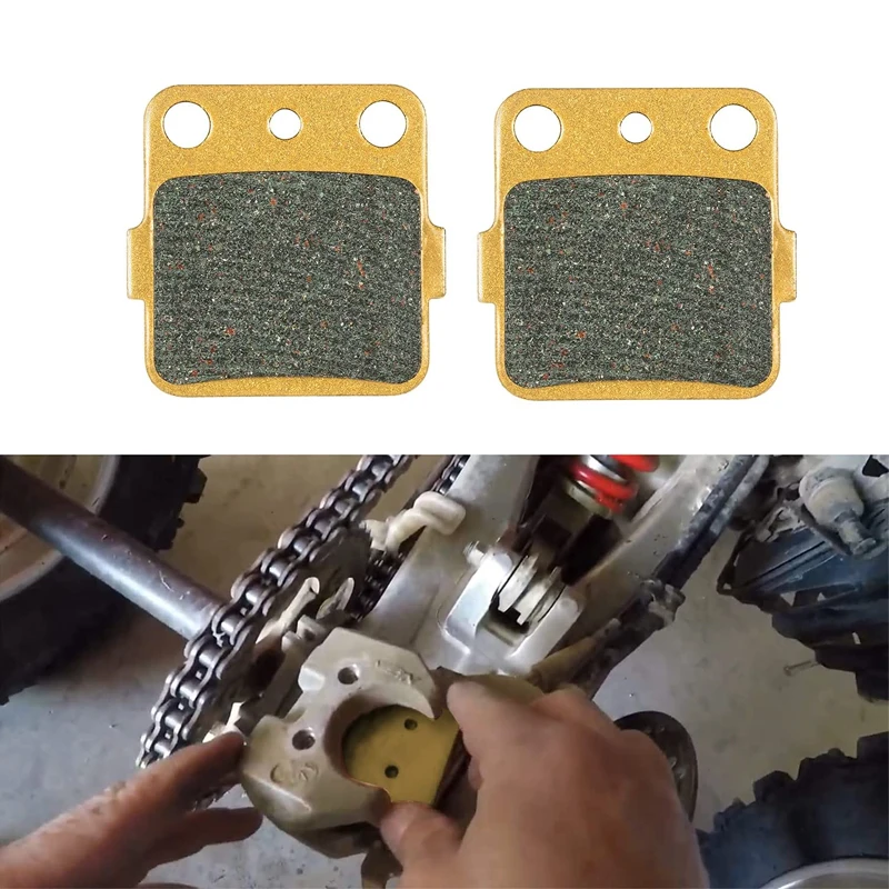Pastiglie Freno Anteriori E Posteriori In Ceramica In Carbonio Adatte Per Honda 300 400 Ex X 1999-2008, Trx420Fe, Yamaha Raptor 350, Warrior 350 Rapto