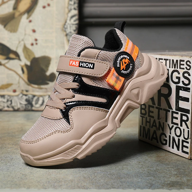 ULKNN New Style BOY'S Athletic Shoes Big Boy Junior High School Students Spring Shoes Boy Breathable Casual SNEAKERS