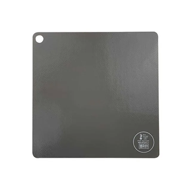 Black Pink Square Round Silicone Thermal Insulation Pad For Induction Cooker, Non-Slip Anti-Fouling Oil-Proof Protection Tools Black-25mmx25mm