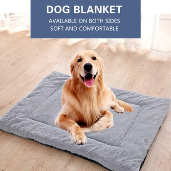 

Soft Pet Dog Mat Warm Plush Cotton Corduroy Sleeping Dogs Blanket Washable Pet Pad For Small Medium Dogs Cat Pets Accessories