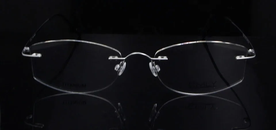 Гибкие титановые очки оправа без оправы женские очки без оправы женские сверхлегкие тонкие женские оправы для очков с котом Oculos De Grau