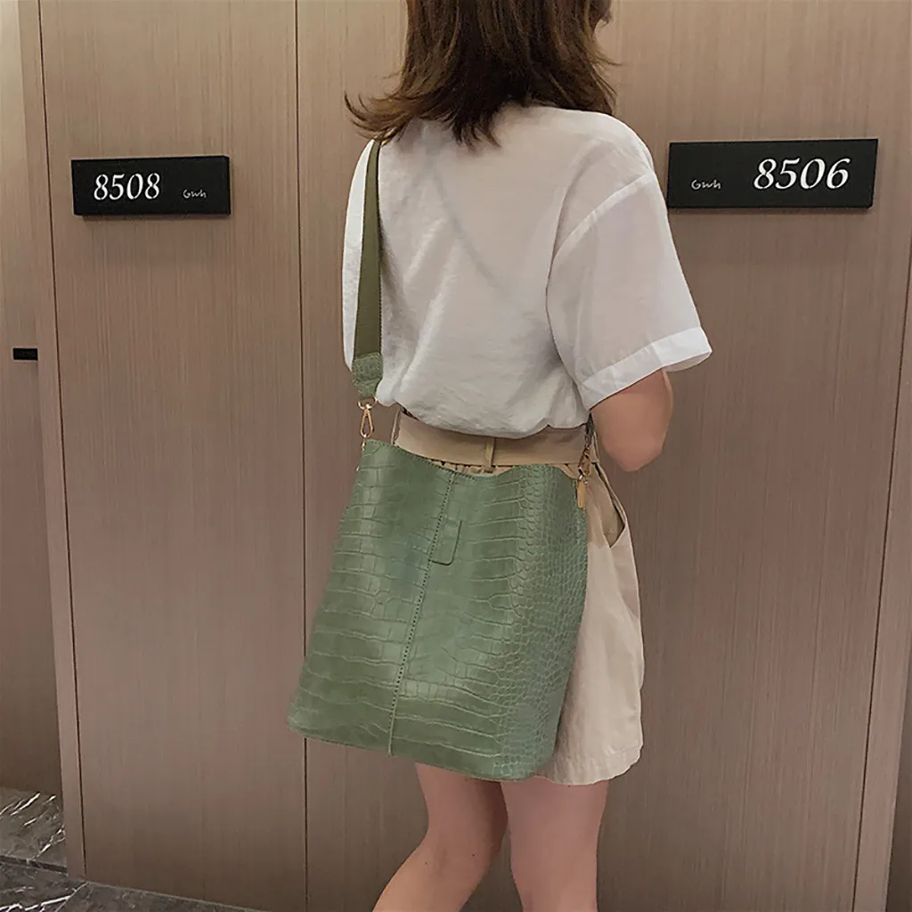 OCARDIAN handbag Fashion Stone Pattern Tote Bags For Women Handbags Women Bags Designer Hasp Shoulder Bag Handbags Sac O10