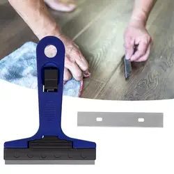 Grattoir de nettoyage mural professionnel, outils à main portables, trou de suspension, grattoir pour enlever la colle, grattoir de nettoyage de rasoir, 12 pièces 