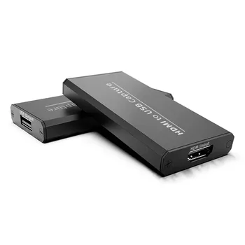 

4K Video Capture Card USB 2.0 HDMI Video Grabber Record Box HD Game Live Streaming Video Camera Recording for PC PS4 Xbox One