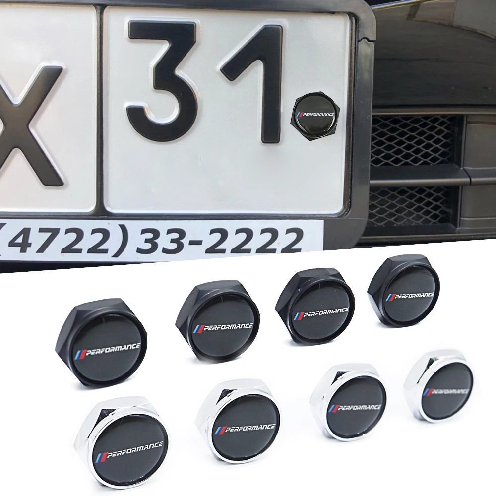 LQY 4 шт. JDM автомобильные регулируемые болты для номерного знака аксессуары BMW m e39
