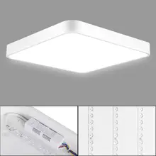 

Ultra Thin LED Ceiling Light 36W Ultra Thin Square LED Ceiling Down Light Bathroom Kitchen Living Lamp Day/Warm White Dimmable