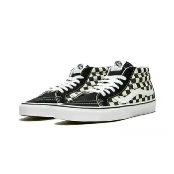 

VANS Old Skool Skateboarding Shoes Sneakers Black/White Plaid VANS Off The Wall Men/Women Sports Shoes Size 36-44