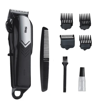 

Men's Professional Rechargeable Hair Clipper Cool Black 100-240v 50-60Hz Hair Trimmer Hair Style