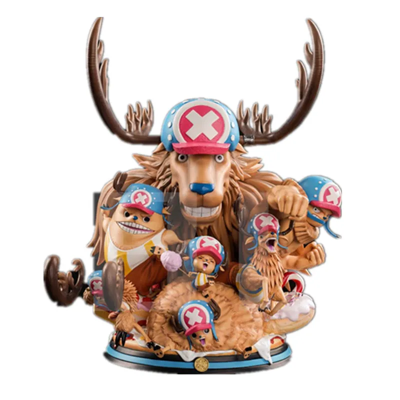 

ONE PIECE The Straw Hat Pirates Tony Tony Chopper Seven Forms Surgeon GK Statue Action Figure Collection Model Toy X3895