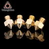 trianglelab Top quality Brass MK8 Nozzle for 3D printers hotend 1.75MM Filament  J-head cr10 heat block ender3 hotend m6 Thread 3