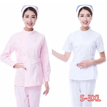 

Beauty Salon Workwear Short-sleeved Medical Uniform Hospital Doctor Nurse tops/Suit Dental Clinic Overalls Clothes scrub uniform