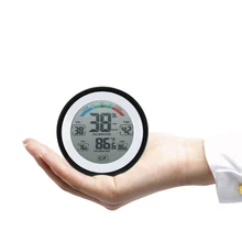 °C/°f termômetro digital higrômetro temperatura medidor de umidade max min valor tendência exibição