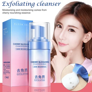 

2020 new Crystal Cherry Blossom Exfoliating Cleaning Foam Moisturizing Nourishing Facial Cleanser