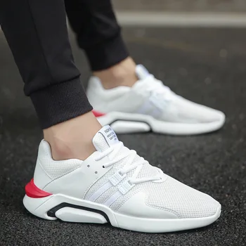 

2019 Men's Running Shoes Spring and Summer Breathable Comfortable Light Sneakers Fashion Mesh Student Shoes GF-19