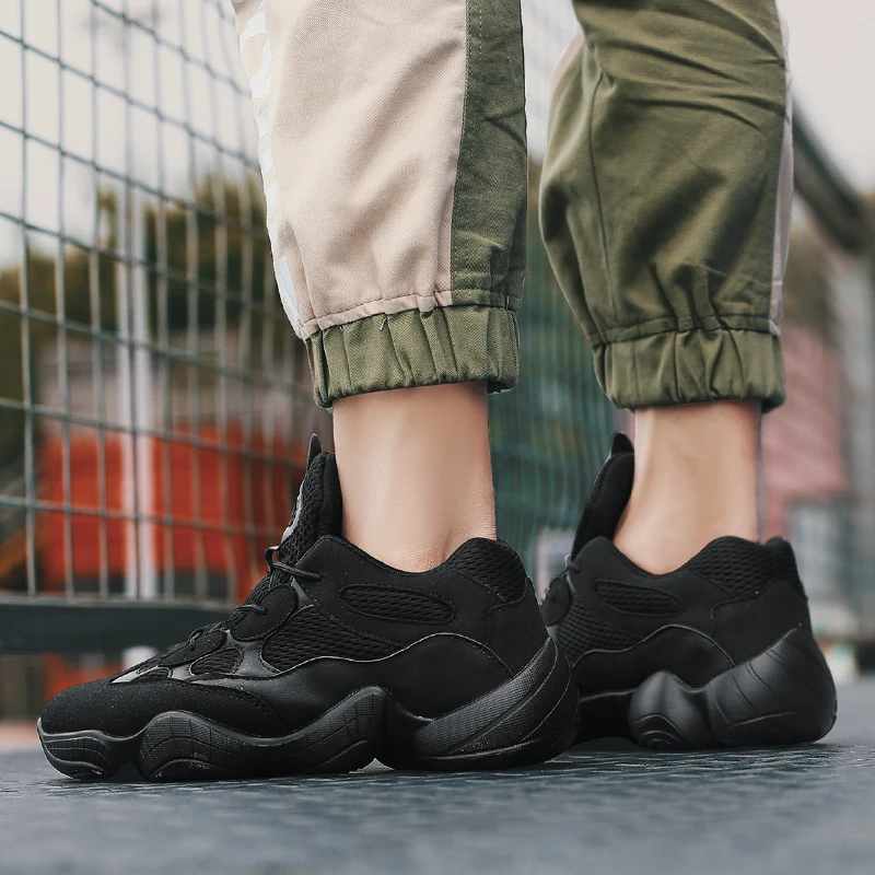 2019 новые спортивные мужские туфли из натуральной кожи дизайнерская дышащая обувь на платформе повседневная мужская обувь