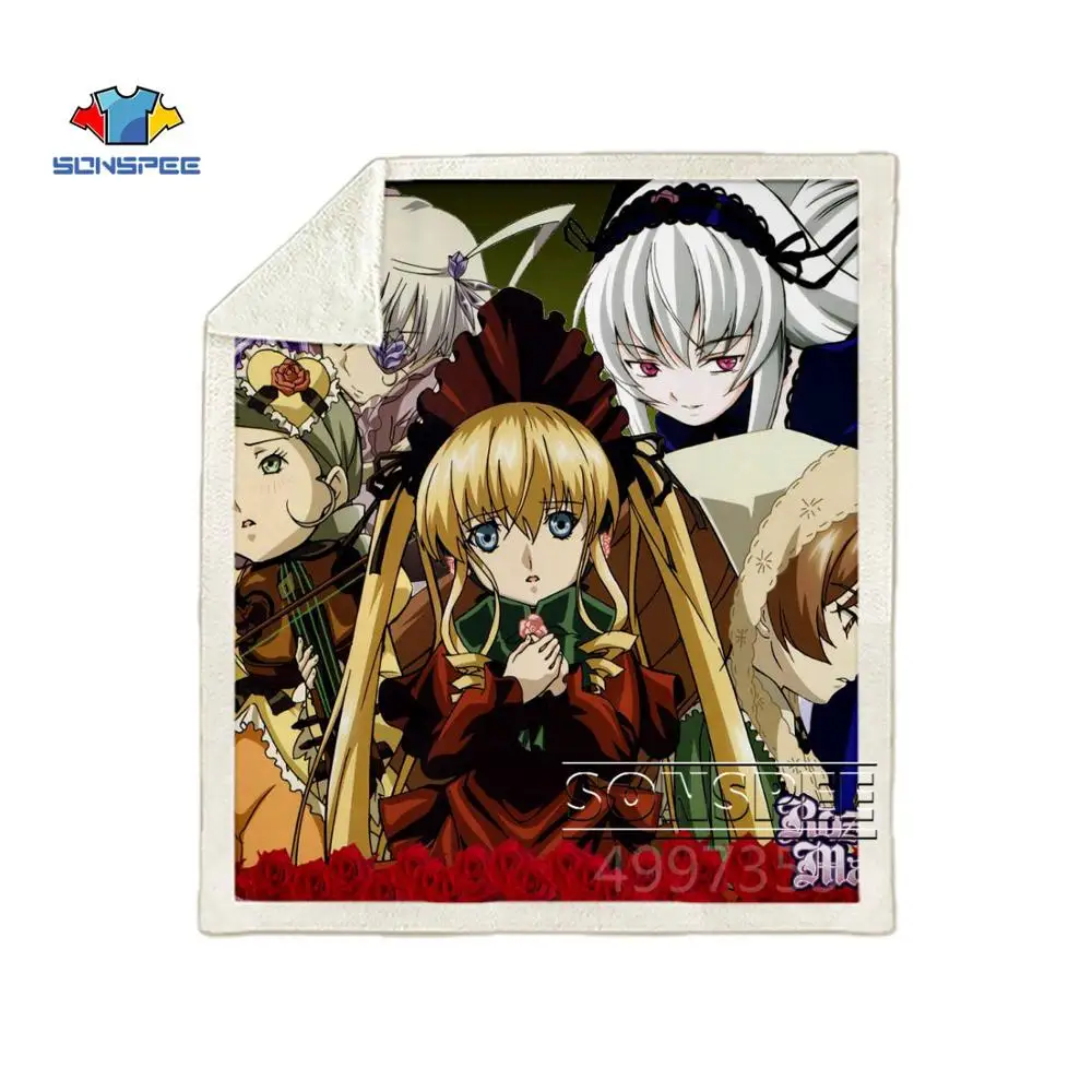SONSPEE Rozen Maiden аниме harajuku для детей и взрослых 3d принт одеяло Теплый диван одеяло покрывало путешествия постельные принадлежности магазин при фабрике B131