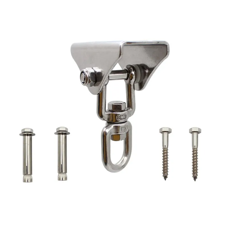1 комплект 180/360 градусов Heavy Duty качели фиксированный крючок для пряжек вешалка 304