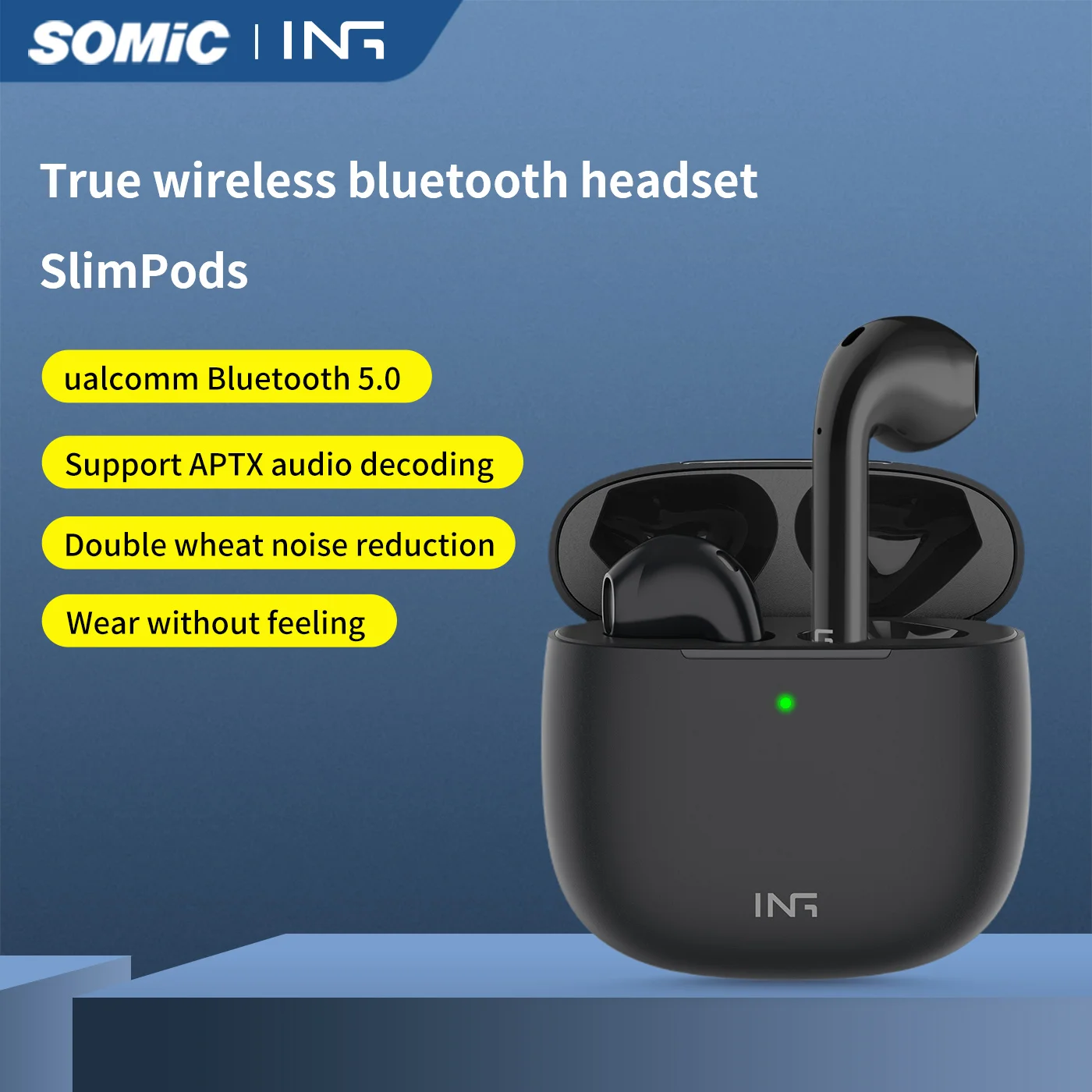 Wireless Earphones Sports Earbuds Earphones Headphones Tws