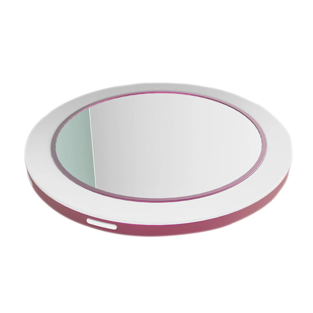 

High Quality Fashion Portable Lighted Makeup Mirror with Wireless Charger for IOS and Android Phone Vanity Mirrors TK-ing