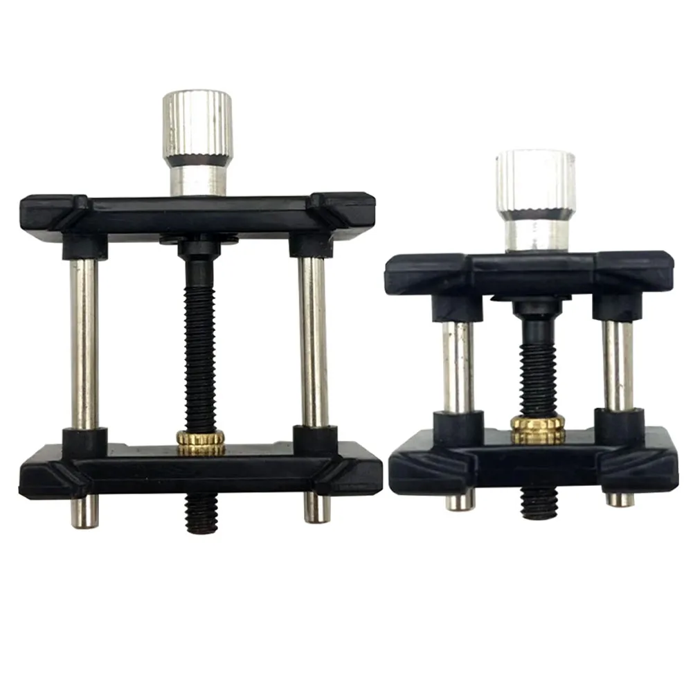 

2pcs/set Remove Mini Watch Movement Holder 2 In 1 Watchmaker Clamp Accessory Repair Tool Portable Adjustable Jaw Fixed Base