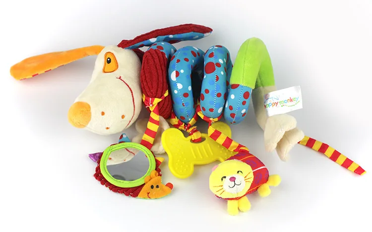 Детские игрушки радио-няня Погремушки для новорожденных кровать вокруг лисы милые плюшевые игрушки для коляски развивающие игрушки с Кольца бумажные и Прорезыватель зубов