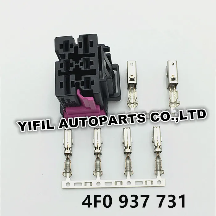 2/4/10pcs/lot 6 Pin/Way Seat Wiring Harness Plug Sunroof Trailer