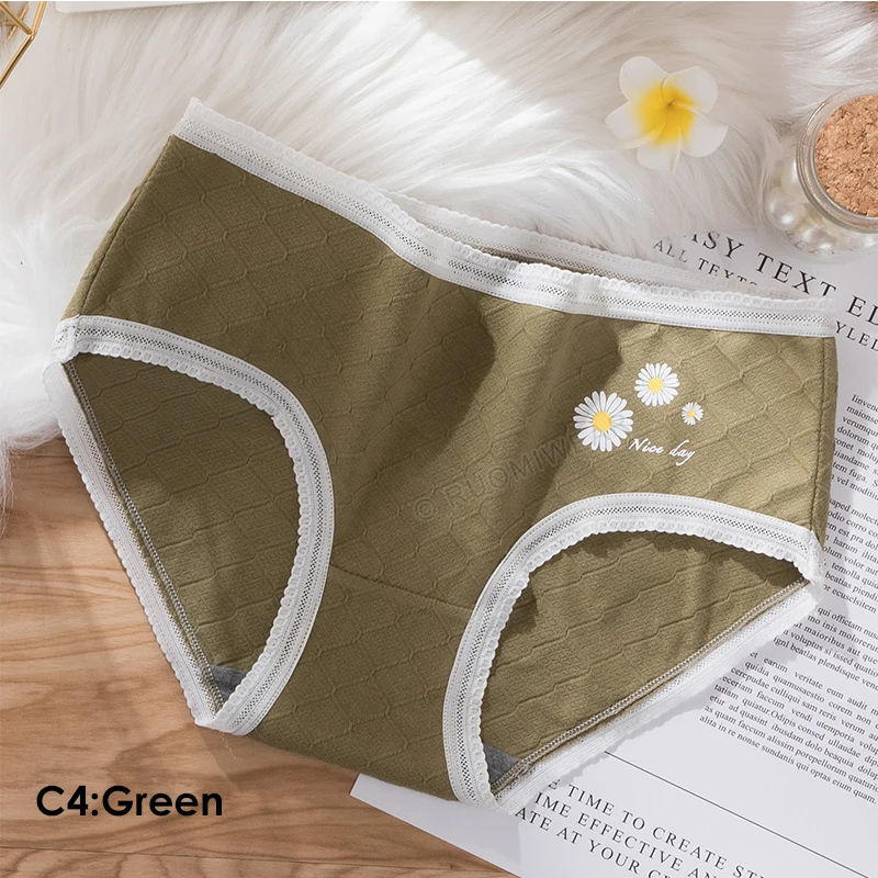 ROMEWEAR Cotton Woman/Girl Panties Lace Underpants For Women's
