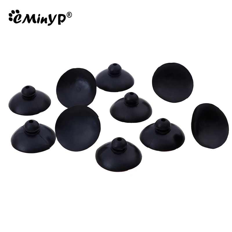 Silicone Fish Tank Suction Cup For Airline Tubing Breeding Divider 10Pcs Soft Aquarium Submersible Pump Sucker Holder Black aquarium suction cup aquarium clip holders aquarium hose holder rubber suction cup holders aquarium clip holder