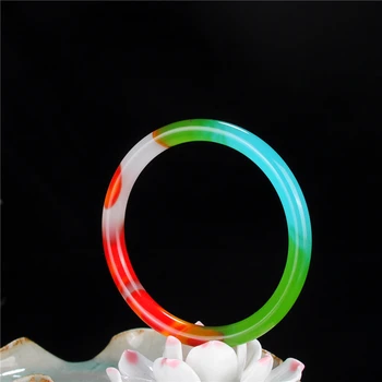 

Genuino Color Natural Jade amuleto brazalete colgante joyería accesorios de moda tallado a mano amuleto de la suerte rega