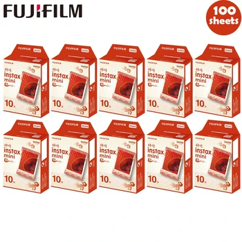 

10-100 Sheets/Packs Photo Paper Fujifilm Instax Mini Film JinXiu for Fuji instant camera 8/7s/25/50/90/sp-1/sp-2 with Package