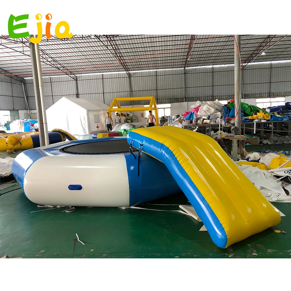 Transformer Un Trampoline En Lit Lit Gonflable Flottant Commercial D'été, Parc Aquatique, Trampoline D'eau  Avec Glissade D'île Pour Enfants - Gonflable Jouets - AliExpress