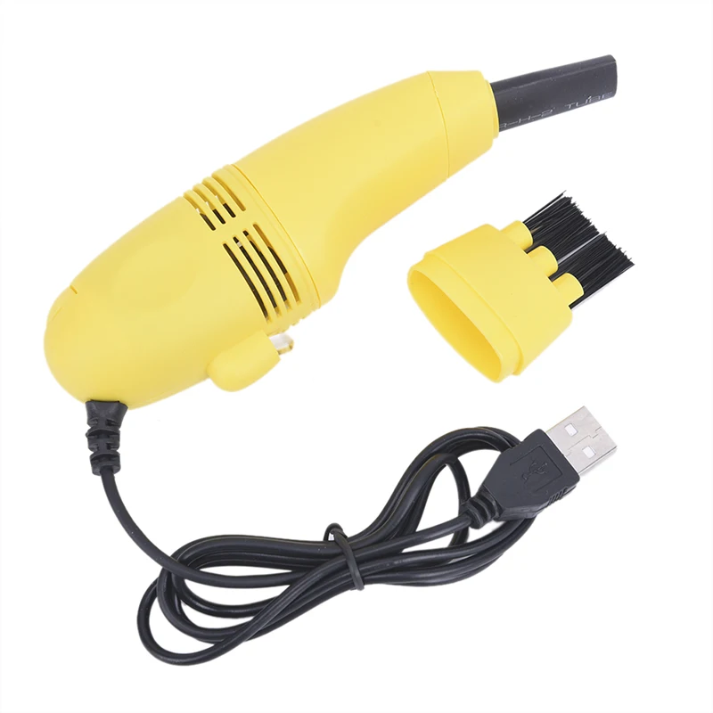 Orange 1 шт. мини-компьютер пылесос USB клавиатура ПК щетка для ноутбука пылеочиститель комплект - Цвет: Orange