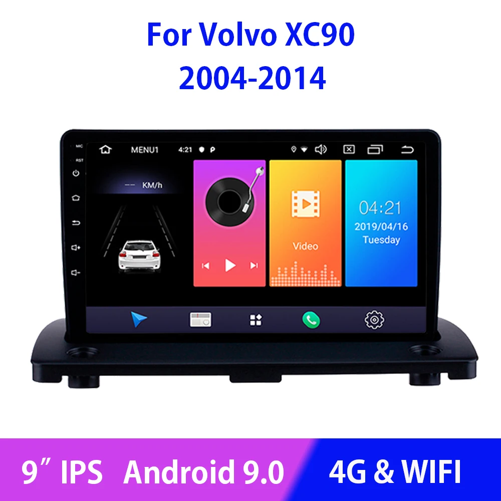 Автомагнитола на Android 9 0 мультимедийный видеоплеер для Volvo XC90 2004-2012 2013 2014 Wi-Fi 4G