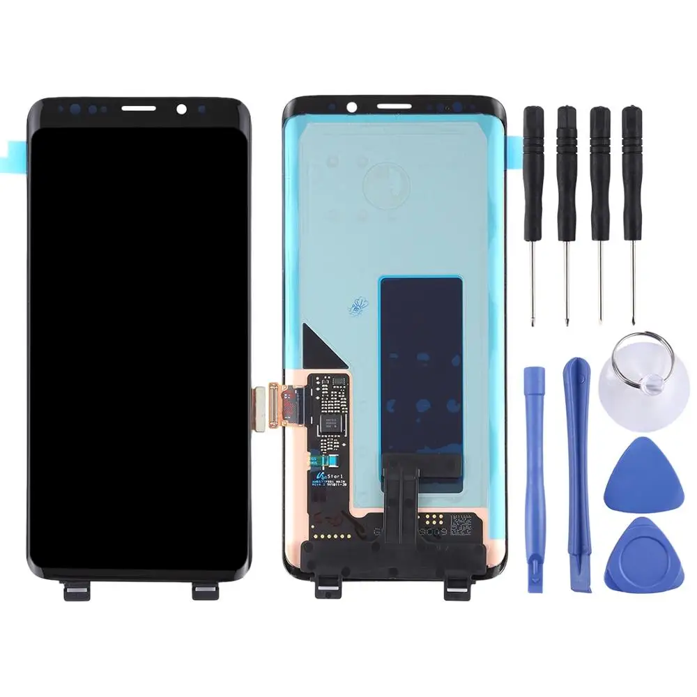 ЖК-экран и дигитайзер полная сборка для Galaxy S9 +/G965F/G965F/DS/G965U/G965W/G9650 (черный) |