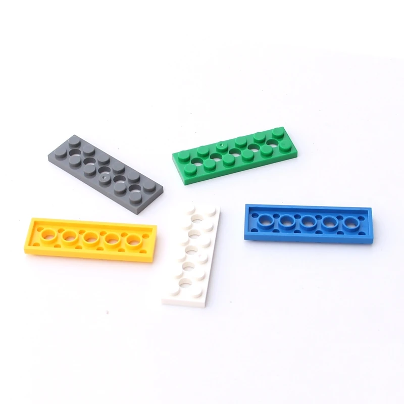 Single Sale Buildings Blocks 32001 Plate 2 x 6 with 5 Holes Brick Collections Bulk Modular GBC Toys For Technical MOC Set 1Pcs | Игрушки и
