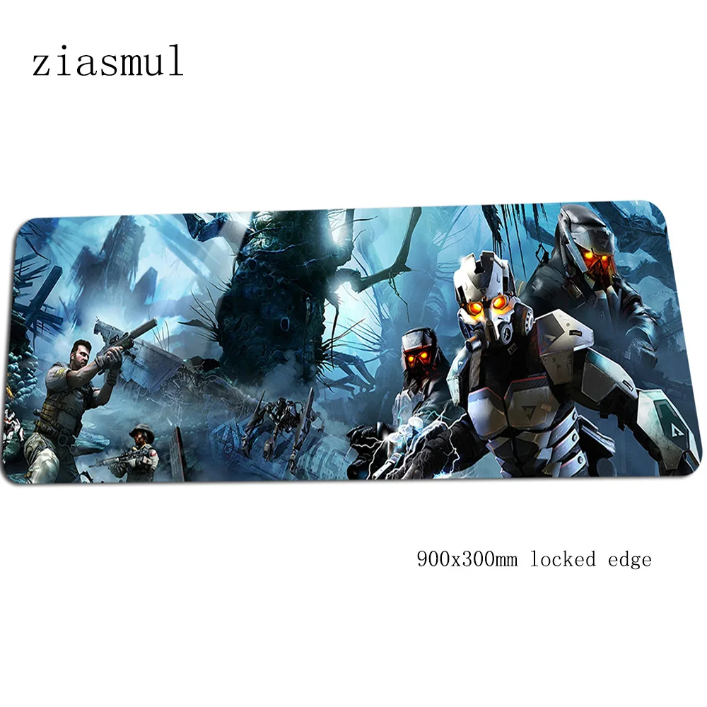 Killzone mouse pad gamer best Adorable 900x300x2mm notbook mouse mat gaming mousepad HD pattern pad mouse PC desk padmouse - Цвет: size900x300x2mm