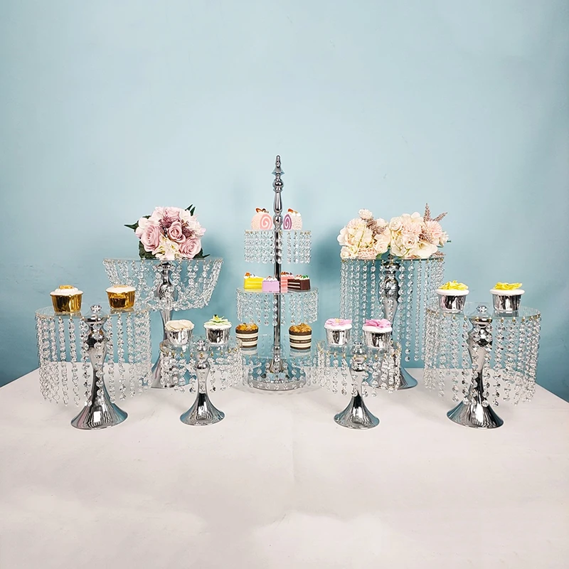 

Акриловая подставка для торта, 2 яруса, 7 шт.