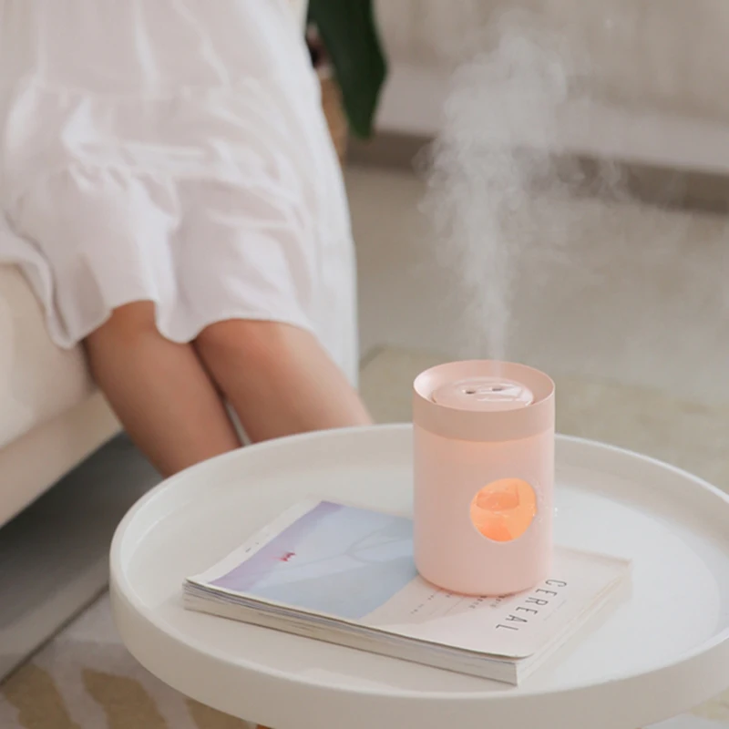 Ultrasonic Air Humidifier Diffuser 800ML Dual Nozzle Cute Cat Portable USB Aroma Diffuser LED Lamp Air Mist Maker Humidificador