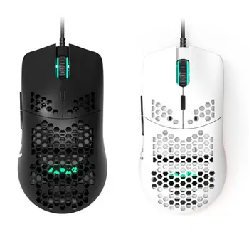 

AJ390 Light Weight Wired Mouse Hollow-out Gaming Mouce Mice 6 DPI Adjustable 7 Keys for Windows 2000/XP/Vista/7/8/10 Systems